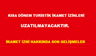 TURİSTİK İKAMET İZİNLERİ .